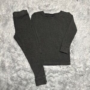 Little Sleepies Lunaluxe 2 Piece Bamboo Pajama Set Dark Gray Unisex Toddler 3T